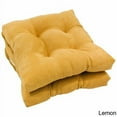 thumbnail image 2 of 16-inch Solid Micro Suede Square Tufted Chair Cushions (Set of 2), 2 of 2