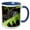 Blue/White, variant on 3drose, Rwanda, Volcanoes Np, Mountain Gorillas -af35 Rbe0079 - Ralph H. Bendjebar, 11oz Magic Transforming Mug
