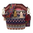 thumbnail image 1 of Bolsos de hombro bordados para mujer, bolsos Hippie con borlas, elegante bolso de mano turístico para el festival nocturno, , fin de Rojo Sunnimix Bolso Bandolera Hippie, 1 of 8