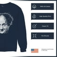 thumbnail image 6 of Larry The Three Stooges Sweatshirt American Legends Moe Howard Curly Shemp 3 Wise Guys Retro Classic Trio Crewneck, 6 of 7