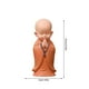 thumbnail image 3 of Mesa de té decorativa Monk Home, ideal para el salón o la sala de estar. Diseño zen pequeño, plegable, con base de madera y estructura de dos niveles. Perfecta para relajarse en el, 3 of 9