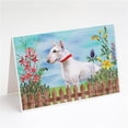 thumbnail image 1 of Carolines Treasures CK1255GCA7P Bull Terrier Spring Greeting Cards & Envelopes - Pack of 8, 1 of 1