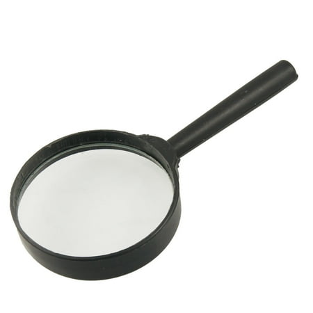Unique Bargains Unique Bargains Black Plastic Frame 60mm Diameter Lens 3X Handheld Magnifier