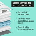thumbnail image 6 of Pet Life Unlimited Smart Print Dog Pads, L, 12ct, Sweet Bluegrass, 6 of 12