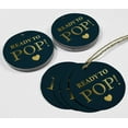 thumbnail image 4 of Inkdotpot Pack Of 100 Real Gold Foil Paper Tags Ready To Pop Baby Shower Favor Hang Tags, 4 of 6