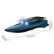 thumbnail image 1 of 2.4g Mini Wireless Rc Boat Low Speed ??Yacht Speed ????Rc Ship con luz de inducción de luz de separación de agua Dual Motors Summer Evol Water Toys Regalos para ni?os ZefeiWu 8390615846882, 1 of 1