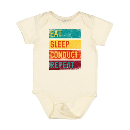 

Inktastic Band Director Conducting Gift Eat Sleep Conduct Repeat Gift Baby Boy or Baby Girl Bodysuit
