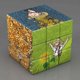 thumbnail image 2 of Cubo mágico de planetas y astronautas para niños, pinturas famosas, arte de celebridades, rompecabezas, juguetes, regalos, 3x3x3, 2 of 2