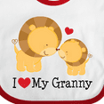 thumbnail image 4 of Inktastic I Love My Granny Boys or Girls Baby Bib, 4 of 4