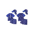 thumbnail image 2 of BemeyourBBs Toddlers Baby Boys 3 Piece Swimsuit Infant Bathing Suit Swim Shirt Trunk Shorts Set and Sun Hat Short Sleeve Shark Swimwear Sunsuit UPF 50+ Rash Guard, 2 of 9
