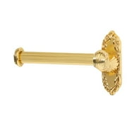 Alno Ribbon And Reed Single Post Tissue Holder Right Hand - Polished Brass