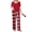 Red Plaid, variant on MINTREUS Womens Pajamas Sets 2 Piece Short Sleeve Lounge Set Printed Loose Pants Pj Sets, S-2XL