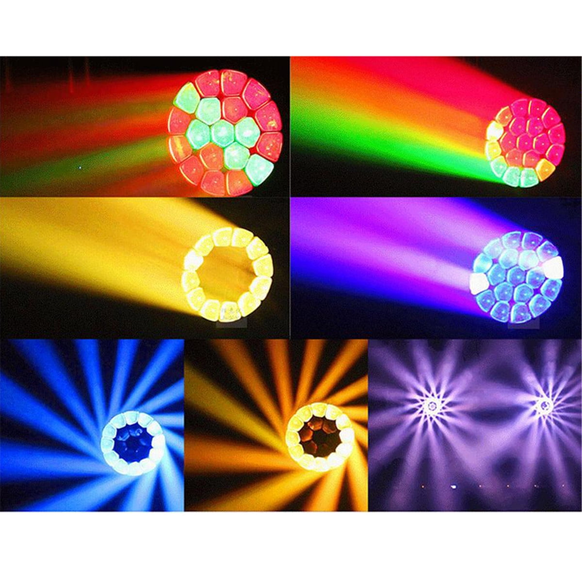 2Pcs 19X40W Zoom LED Big Bee Eye Moving Head Beam Light for DJ Disco Wedding Party Night Club Performance Stage