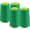 Emerald, variant on EVERLOCK Serger Thread – 4 Cones, 3000 Yards Each – 40 Weight, 2-Ply Spun Polyester – Strong, Low-Lint Overlock Thread for Serger Machines – All-Purpose Sewing & Finishing (Black)