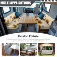 thumbnail image 3 of XYZCANDO Sunflower Butterfly RV Dinette Cushions Stretchable Camper Accessories for Inside Couch Cushion Covers Comfortable Furniture Covers Loveseat Sofa Chair Cover, 3 of 7