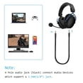 thumbnail image 4 of HLONK For HyperX Cloud Alpha Gaming Headphone Cable Nylon Braided Replacement Cable, 4 of 8