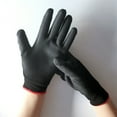 thumbnail image 3 of Sonducket Guante protector de trabajo para hombres y mujeres, guantes de nailon transpirables antideslizantes, Protector de manos para guantes y mitones Negro L, 3 of 6