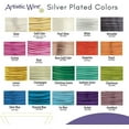 thumbnail image 6 of Artistic Wire Silver Plated Tarnish Resistant Colored Copper Craft Wire, 18 Gauge / 1.0 mm, 6 of 7