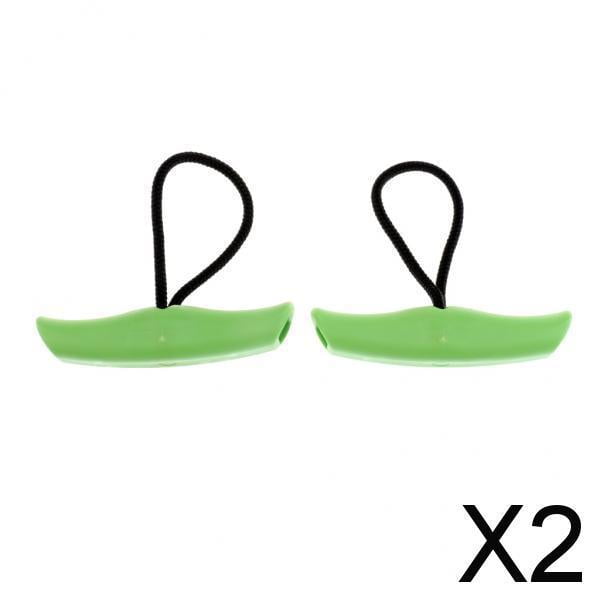 2 X 2 Piezas de Asa de Correa de Transporte para Kayak con Accesorios de Repuesto de Cable , Verde 2 piezas