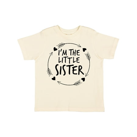

Inktastic I m the Little Sister Gift Toddler Toddler Girl T-Shirt
