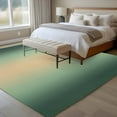 thumbnail image 4 of Green Ombre Area Rugs 5'x8', Washable Small Throw Rugs for Classroom Bedroom, Modern Yellow Gradient Farmhouse Art Indoor Outdoor Rug Non-Slip Low Pile Carpet Runner Reversible Floor Mats, 4 of 8