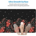 thumbnail image 6 of Extended Gaming Mouse Pad (31.5x12 in), Large Stable Rubber Base Mousepad with Stitched Edges, Keyboard Mouse Mat Desk Pad for Work, Game, Office, Home - Beautiful Floral, 6 of 6