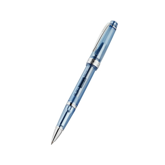 Cross Bailey Light Translucent Navy-Blue Resin with Bright Chrome Internal Mechanism and Chrome-plated Appointments Rollerball Pen