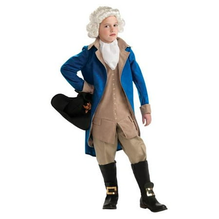 Kids President George Washington Costume Size Large