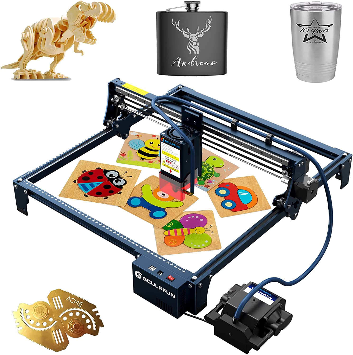 SCULPFUN S30 Pro Max 120W Laser Cutting Engraving Machine - Enhanced  Efficiency with Automatic Controlled Air Assist and Powerful 20W Laser  Power » 4evatech Store
