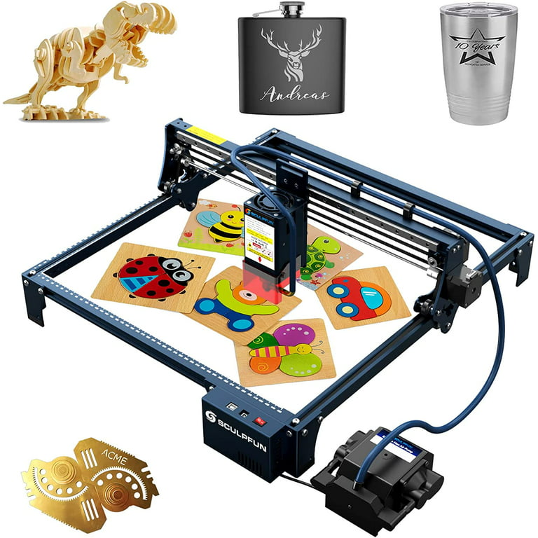 Sculpfun S30-5W Laser Cutter/Engraver  3D Printing Supplies, 3D Printers  and Laser Engravers