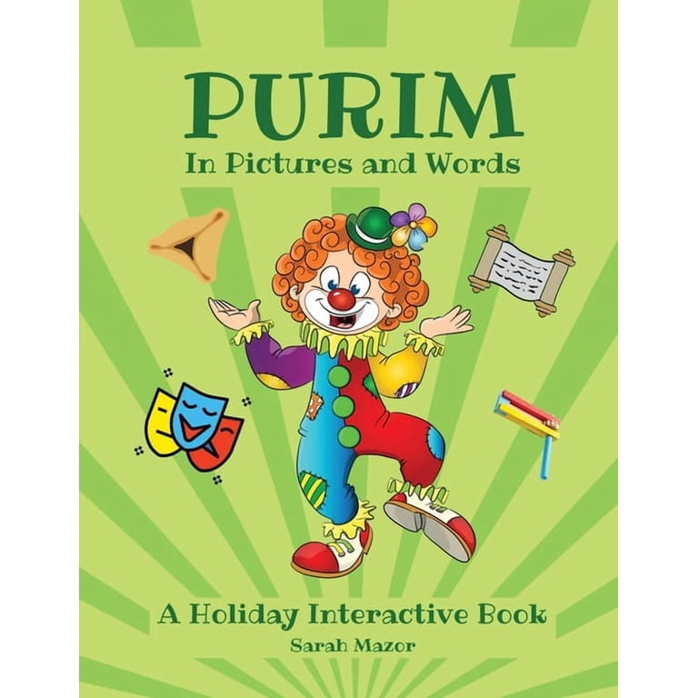 Purim in Pictures and Words: Interactive Holiday Book photo 1