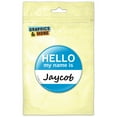 thumbnail image 1 of Jaycob Hello My Name Is Refrigerator Button Magnet, 1 of 2