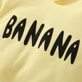 thumbnail image 2 of WIBACKER Infant Fruit Romper Sweatshirt Fancy Costume Outfit Hooded Jumpsuit for Halloween Xmas Gift - Banana, 2 of 9