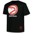 thumbnail image 2 of Men's Mitchell & Ness Black Atlanta Hawks Big & Tall Hardwood Classics Vintage Logo T-Shirt, 2 of 3