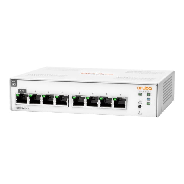 HPE Networking Instant On 1830 8G Switch - Switch - Intelligent - 8 x 10/100/1000 - de Bureau