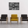thumbnail image 6 of Black and White Zebra Family Wall Decor Artwork for Living Room Home Decorations Ready to Hang (Zebra,12x16inch(30x40cm)), 6 of 6