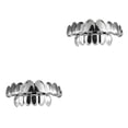 thumbnail image 2 of Injueey Conjunto de regalo de accesorios de hip hop de diente dorado grande de mascarada de terror falso de Halloween Type3 NO3 Injueey CBP034757, 2 of 5