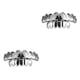 thumbnail image 2 of Bearachild Top inferior postizos parrillas de Halloween conjunto Punk tapas de rendimiento fiesta decoración accesorios Cosplay Plata Establecer 2piezas, 2 of 6