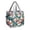 A001- Navy, variant on Insulated Tote Bag | Leak Proof Reusable Lunch Bag | Purple Tropical Pattern Bag for Work Picnic Beach | Great Holiday Gift