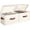 Ivory White, variant on StorageWorks Fabric Storage Bins with Lid, Stackable Closet Organizer Basket with Handles, Jumbo, 2-Pack, Beige, White & Ivory