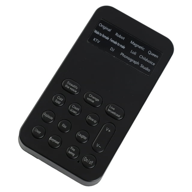Mini Cambiador De Sonido Cambiador De Voz, Cancelación De Ruido 12 Modos Función De Ajuste Fino Micro USB Cambiador De Voz Multifunción Para Cantar Para PC Para Transmisión En