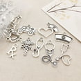 thumbnail image 5 of XISAOK 72Pcs Mixed Antique Silver Doctor Nurse Charms Stethoscope Syringe Ambulance Pendant for DIY Necklace Jewelry Making, 5 of 9