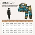 thumbnail image 4 of Pajamas for Women Set - Vintage Pickup Sunflower Dog Comfy Long Sleeve Button Up Pajama Sets for Women 2 Piece, Soft Sleepwear Nightwear Pjs Lounge Sets for Women with Pockets, 4 of 6