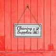 thumbnail image 2 of Cleaning Supplies 5x10 Hanging Plus Wall or Door Sign | Home & Office DÃ©cor, 2 of 7