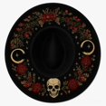 thumbnail image 2 of Leeye Halloween Top Hat Black Witch Hat Classic for Adults Halloween Party Cosplay Masquerade, 2 of 4