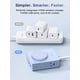 thumbnail image 5 of Protector contra sobretensiones Power Strip UGREEN 9 en 1 con cargador inalámbrico, 5 of 9