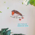 thumbnail image 2 of Hanging Multicolor Birds On Wire High Stained Acrylic Suncatcher Creative Window Panel Home Room De, 2 of 4