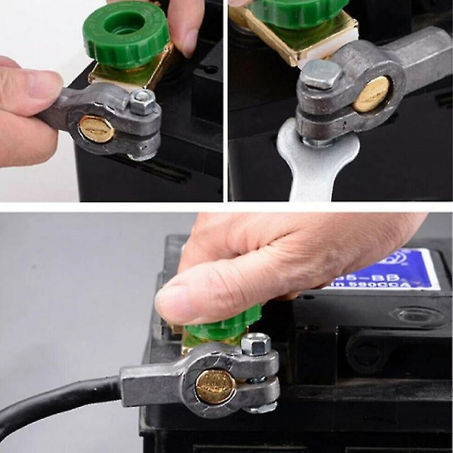 Terminal de interruptor aislante KEWITY de batería de coche verde 17mm