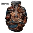thumbnail image 3 of Sudadera con capucha con estampado 3D de instrumento musical divertido, sudadera con capucha de estilo hip hop callejero, divertida y con personalidad, sudadera informal y genial, 3 of 5