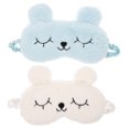 thumbnail image 1 of KAKOWELY 2pcs Plush Lovely Rabbit Eyeshade Eyepatch Eye Mask Sleeping Mask Eye Shade,7.48"X3.54"X0.39", 1 of 4